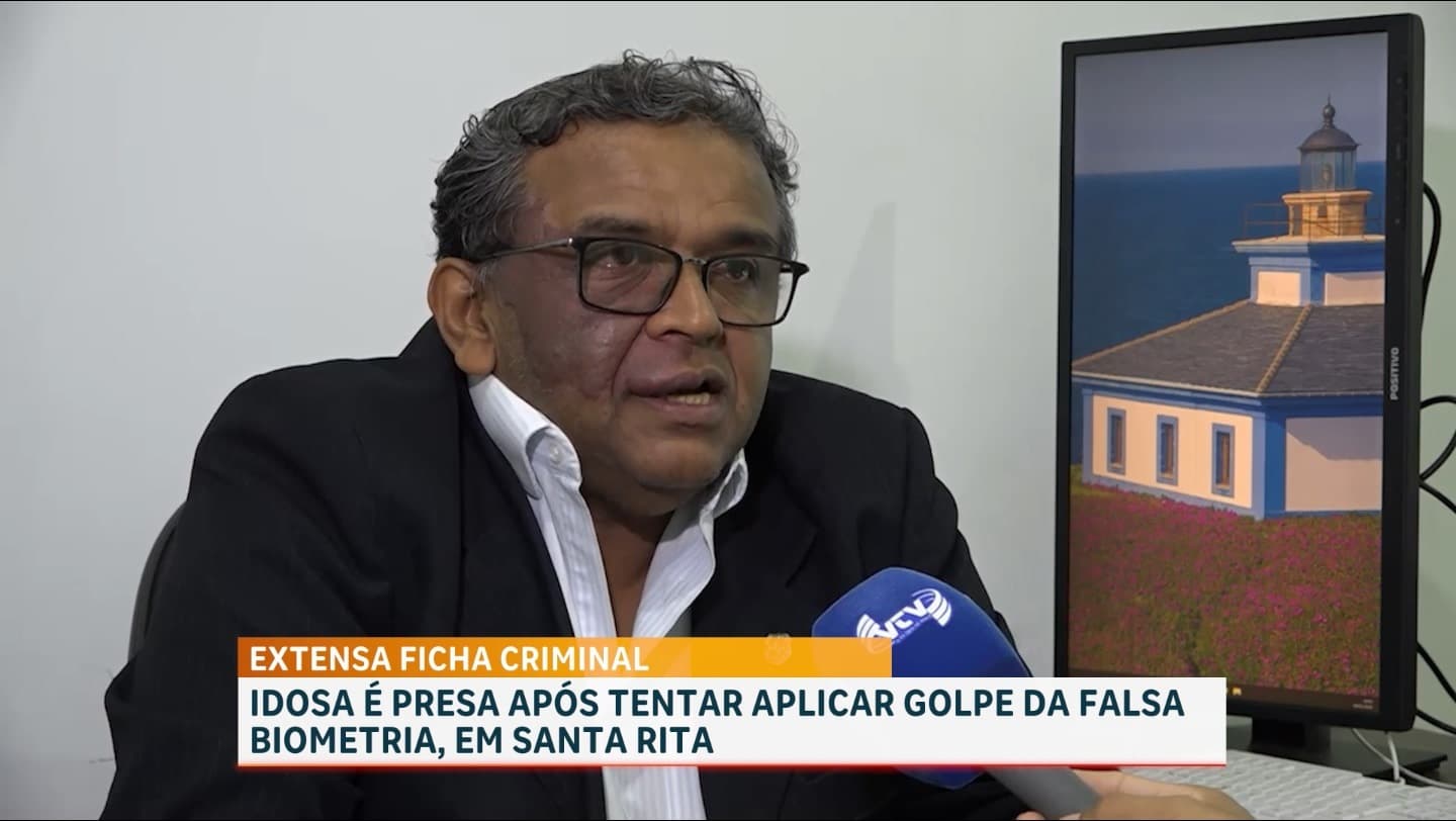Santa Rita: polícia conduz idosa suspeita de tentar fraudar biometria em agência bancária