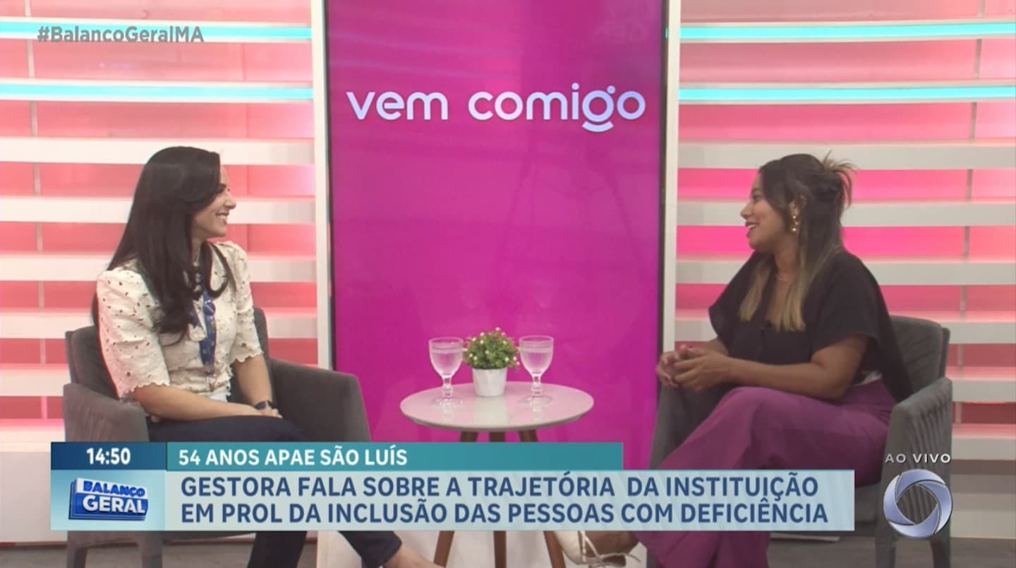 Vem Comigo: gestora celebra 54 anos de inclusão e conquistas da APAE em São Luís