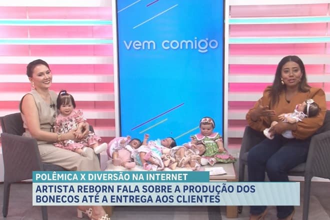 Vem Comigo: bebês reborn encantam e ajudam em processos emocionais