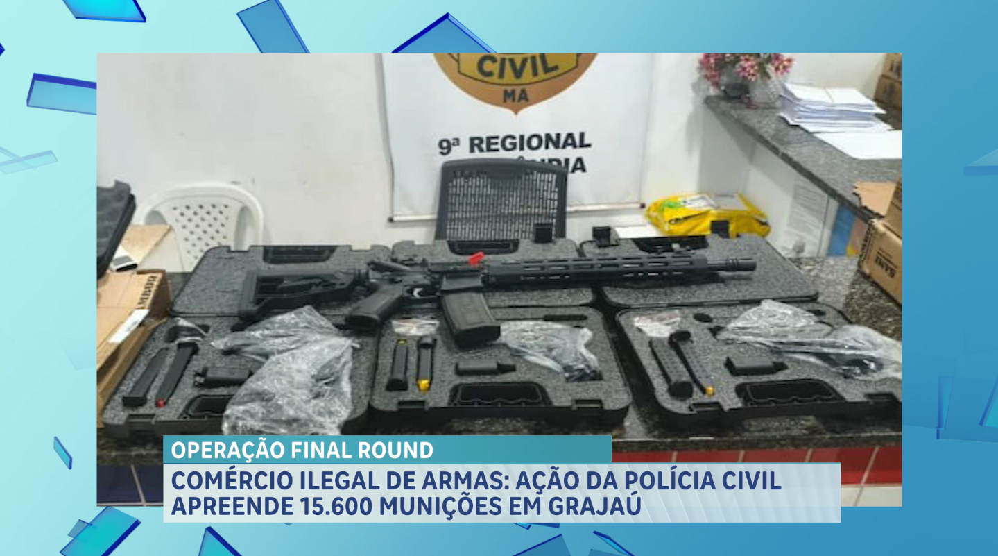 Operação combate ao comércio ilegal de armas e munições no Estado
