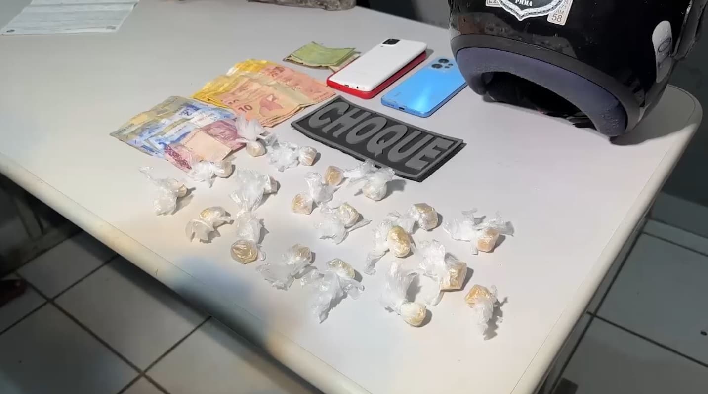 Preso suspeito de tráfico de drogas na região da Cohab, em São Luís