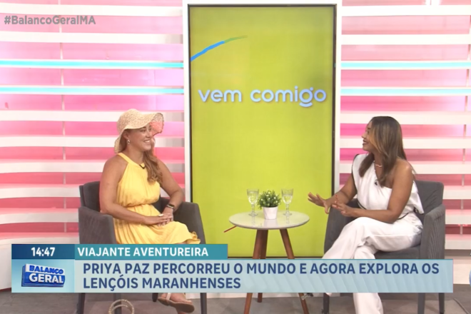 Vem Comigo: viajante com 78 países visitados desembarca no Maranhão e explora os Lençóis