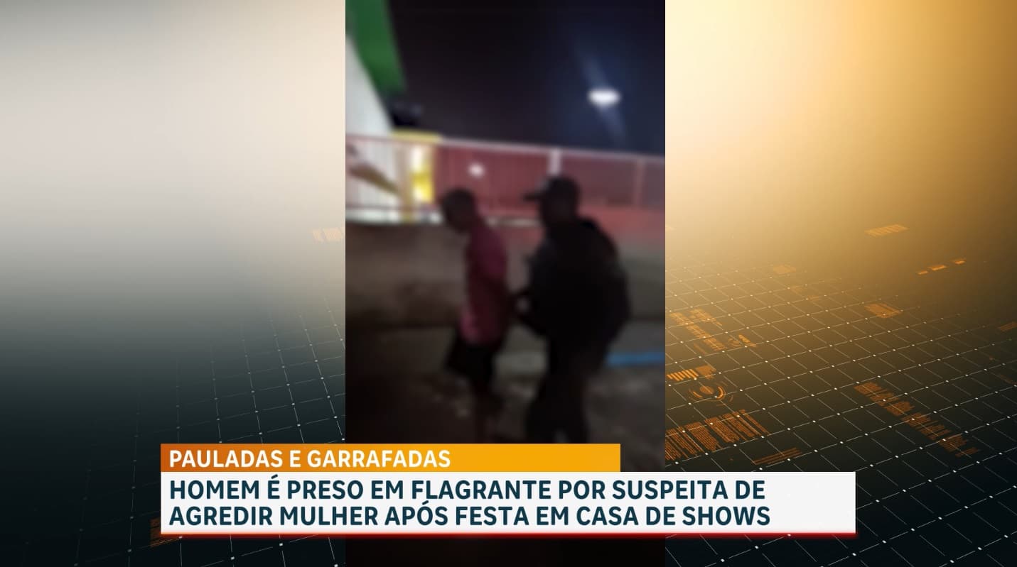 PM conduz homem por suspeita de violência doméstica na Cidade Operária