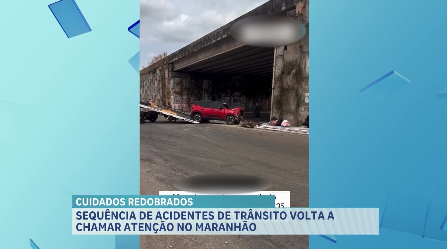 Acidentes de trânsito recorrentes voltam a chamar atenção no Maranhão