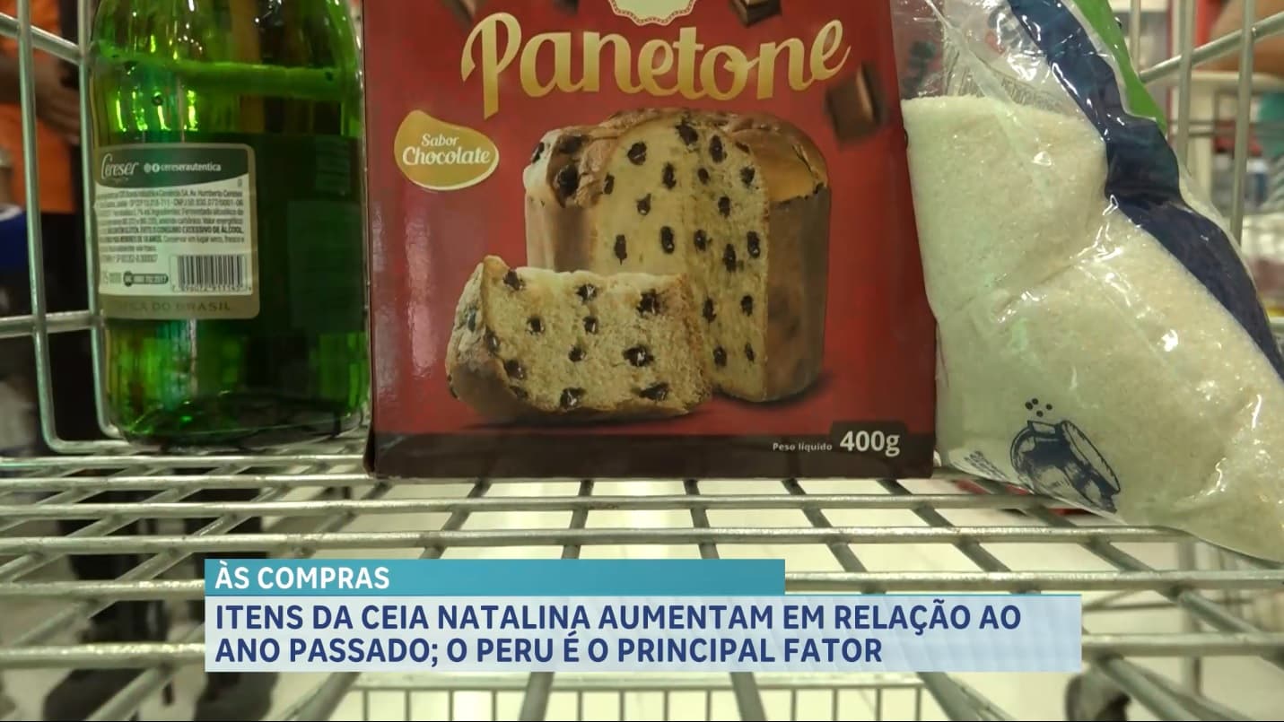 Itens da ceia natalina aumentam em relação ao ano passado, segundo levantamento do FIPE