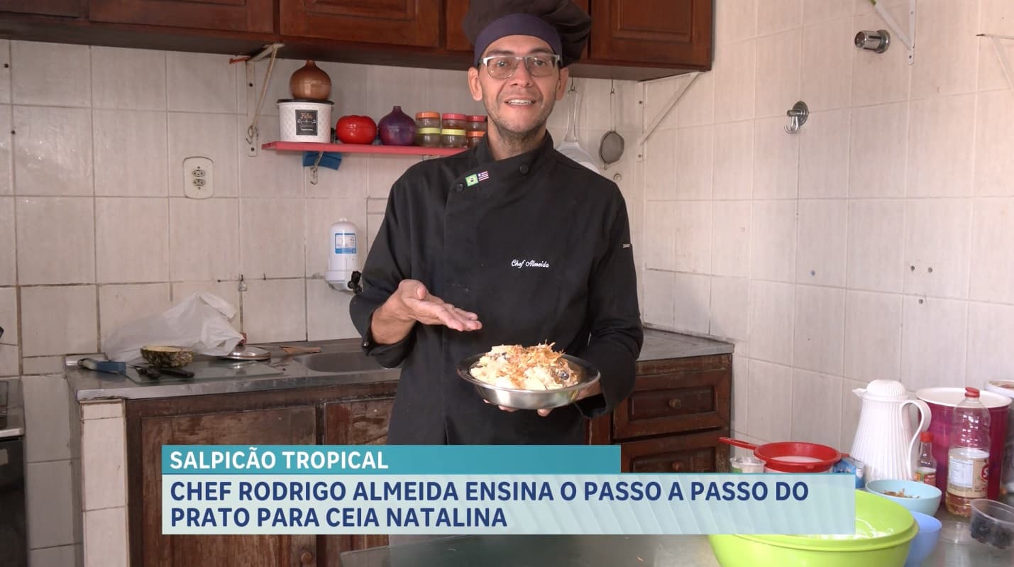 Chef ensina versão tropical do salpicão para a ceia de Natal