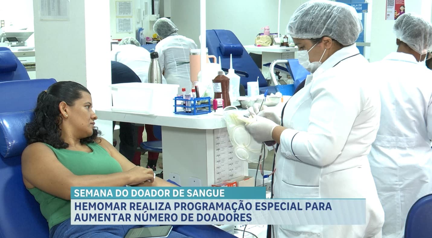 HEMOMAR promove programação especial para incentivar doação de sangue, em São Luís