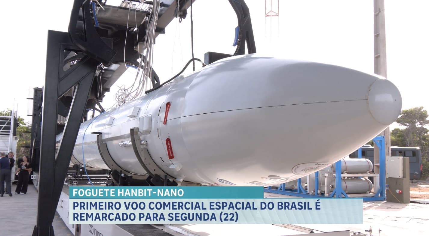 Foguete Hanbit-Nano: primeiro voo comercial é remarcado para esta segunda-feira (22)