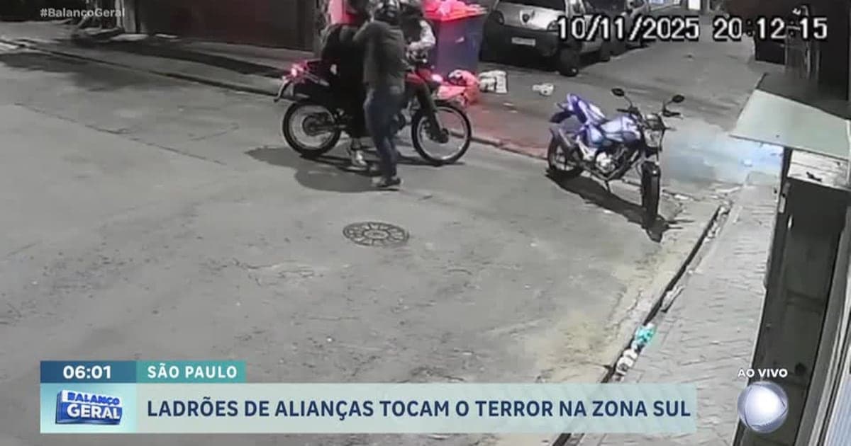 Ladrões de alianças tocam o terror na zona sul de São Paulo
