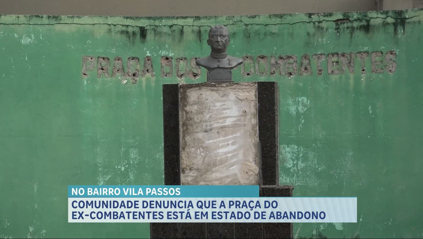 Falhas na infraestrutura evidenciam abandono da praça dos ex-combatentes, em São Luís