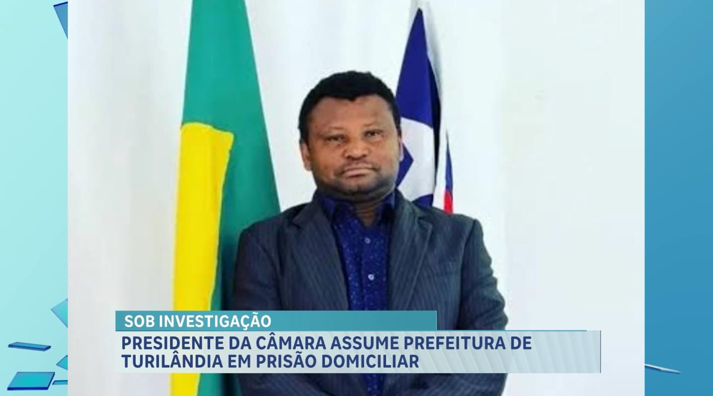 Mesmo cumprindo prisão domiciliar, presidente da Câmara assume Prefeitura de Turilândia