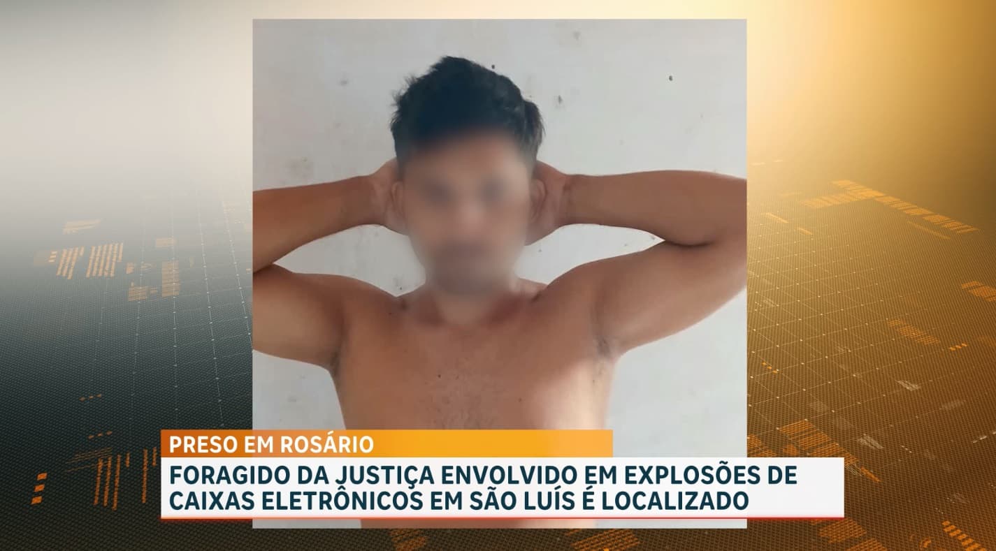 Suspeito de envolvimento em explosões de caixas eletrônicos é preso, em Rosário