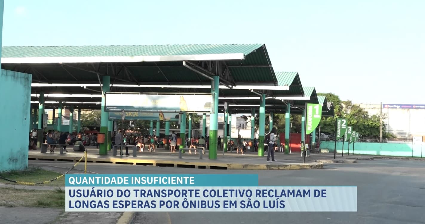 Usuários reclamam do transporte público de São Luís