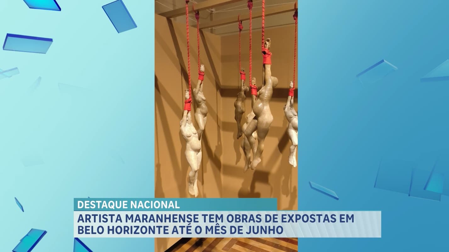 Artista maranhense expõe obras sobre o feminino em Belo Horizonte
