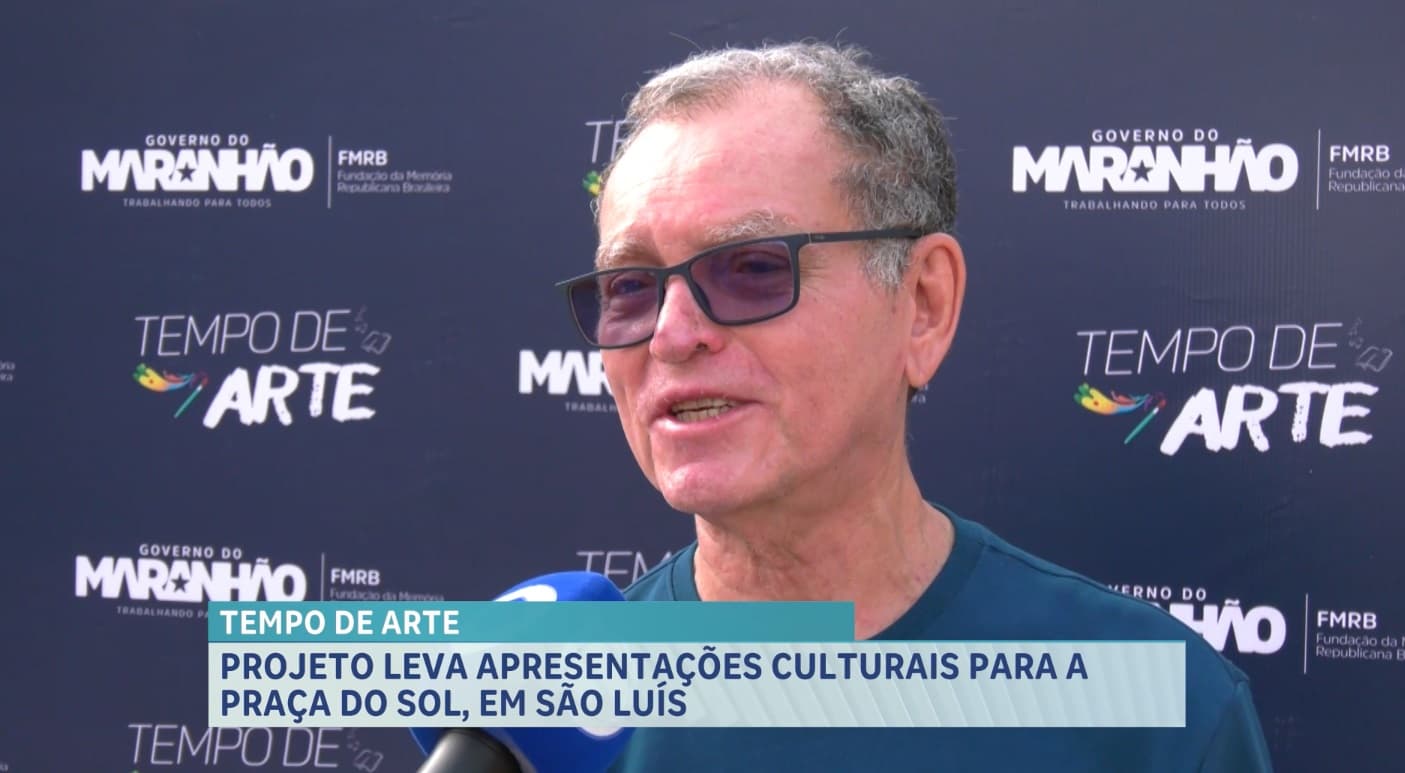 Projeto leva apresentações culturais para a Praça do Sol, em São Luís