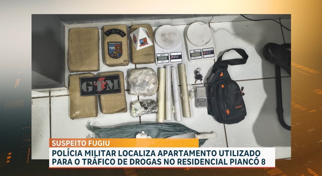 PM desarticula esquema de tráfico em apartamento no residencial Piancó 8