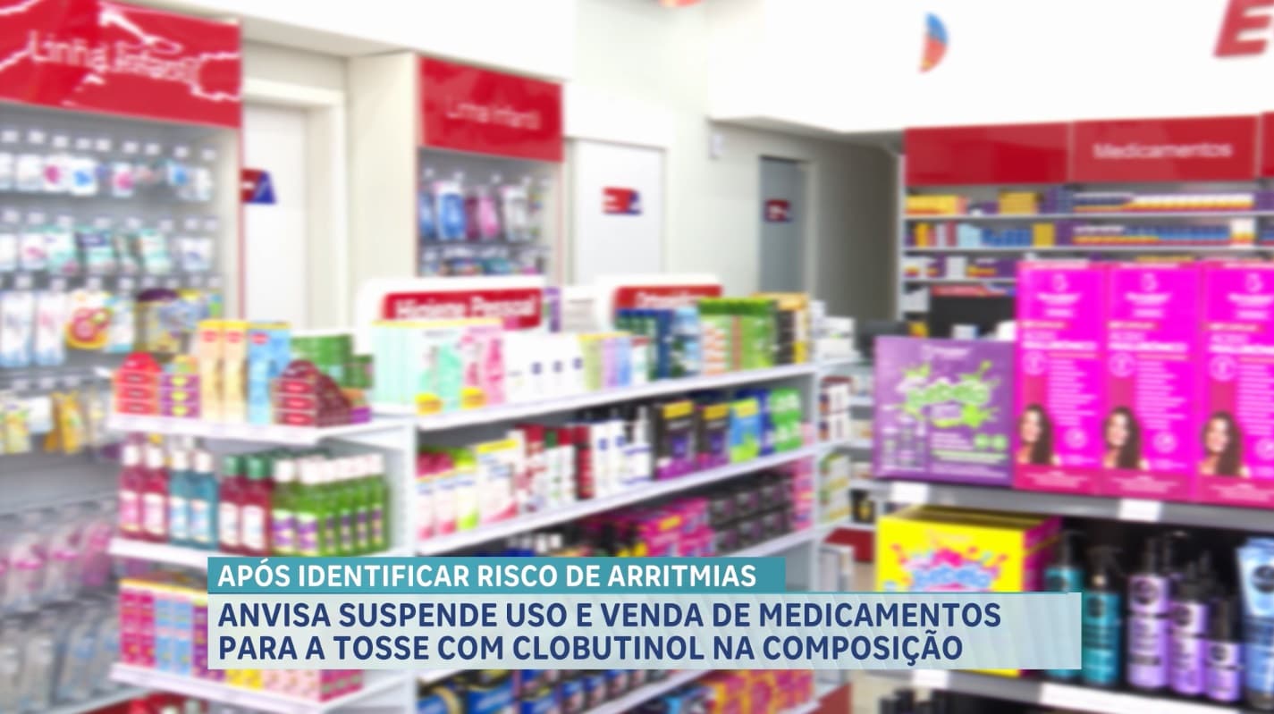 Anvisa suspende medicamentos para tosse com clobutinol após risco de arritmias graves
