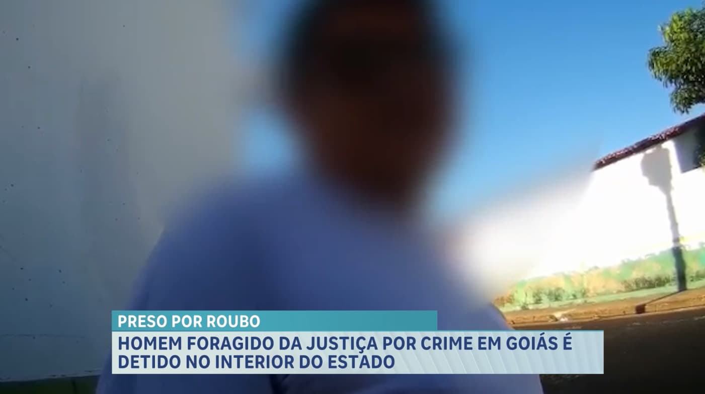 Foragido da Justiça de Goiás é preso no interior do Maranhão