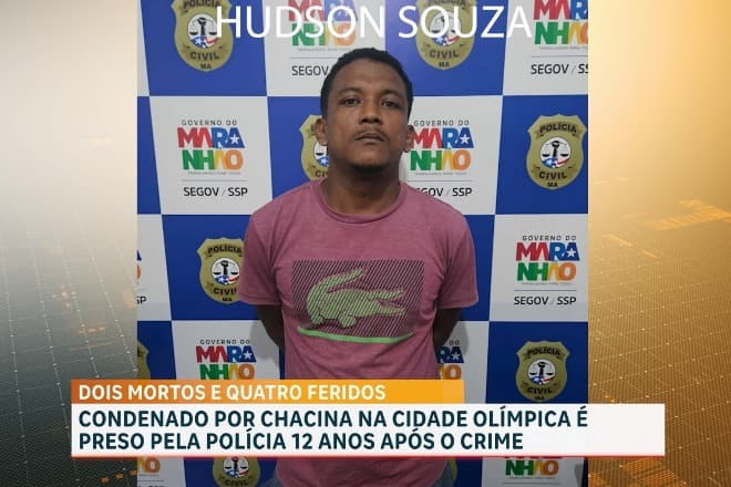 Polícia Civil prende condenado a 96 anos por chacina ocorrida em 2014 em São Luís