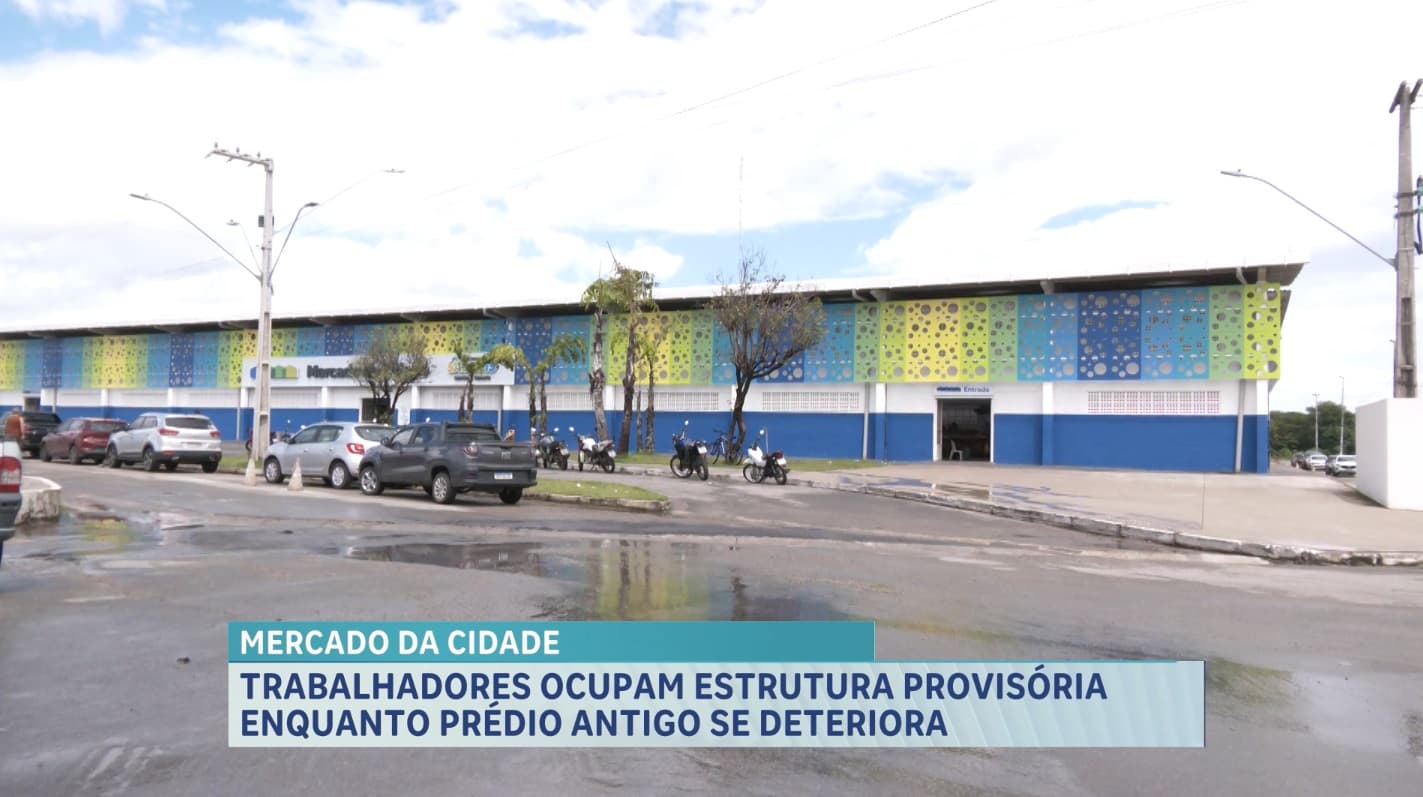 Mercado da Cidade: feirantes denunciam abandono em estrutura provisória