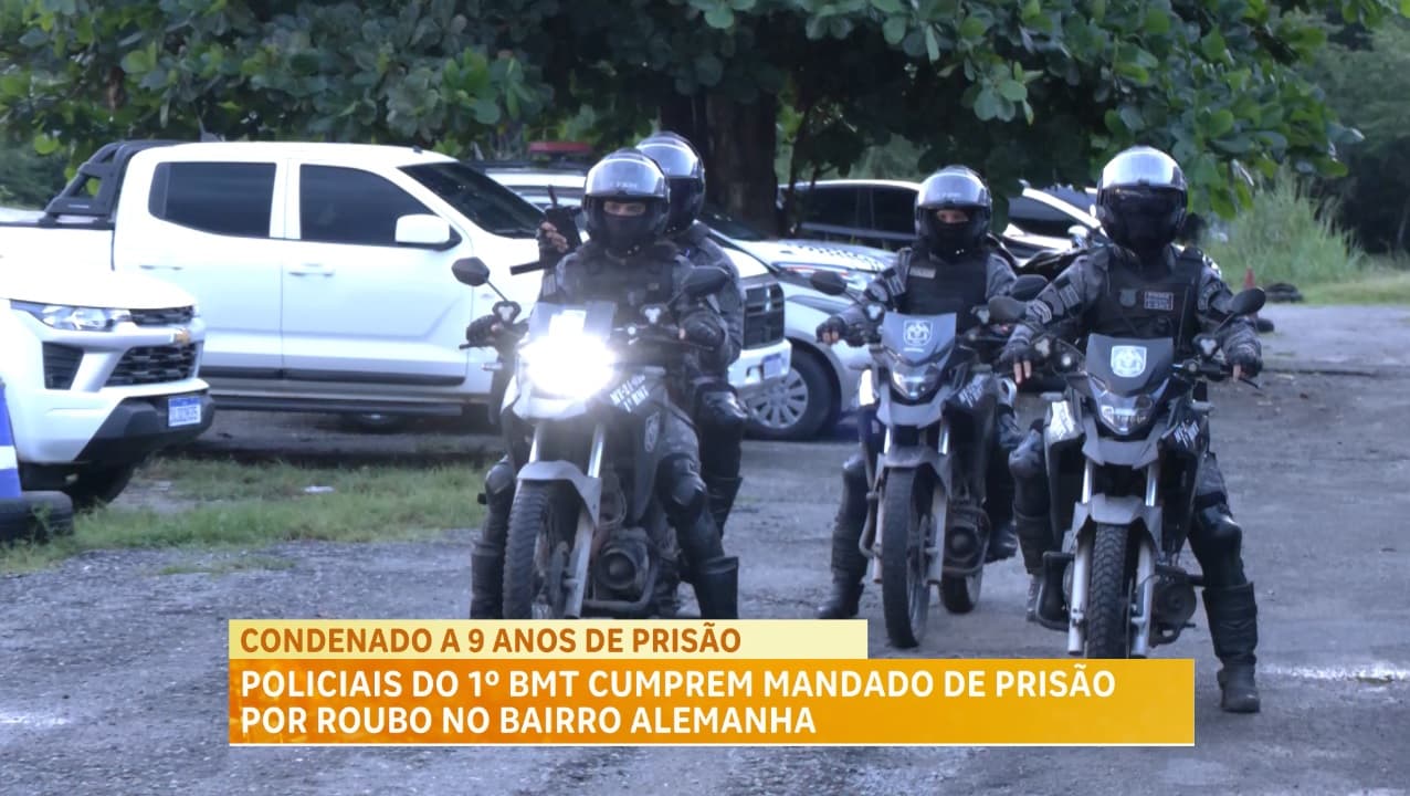 PM cumpre mandado de prisão por roubo no bairro Alemanha