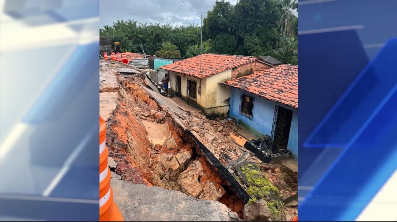 Cratera preocupar moradores da Vila Dom Luís