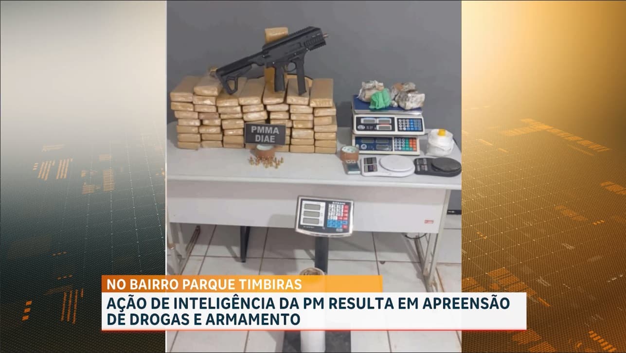 PM conduz suspeito e apreende armamento em São Luís