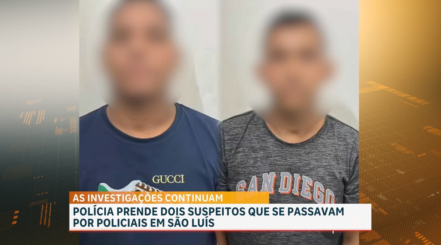 PMMA prende dois suspeitos que se passavam por policiais em São Luís