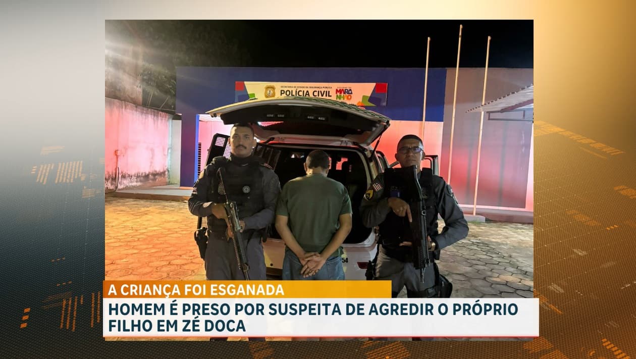 Homem é preso por suspeita de agredir o filho em Zé Doca
