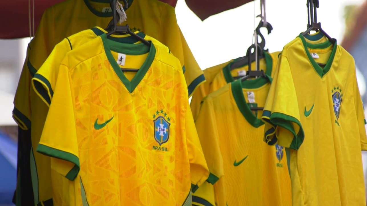 Procura por camisas da seleção cresce às vésperas da estreia