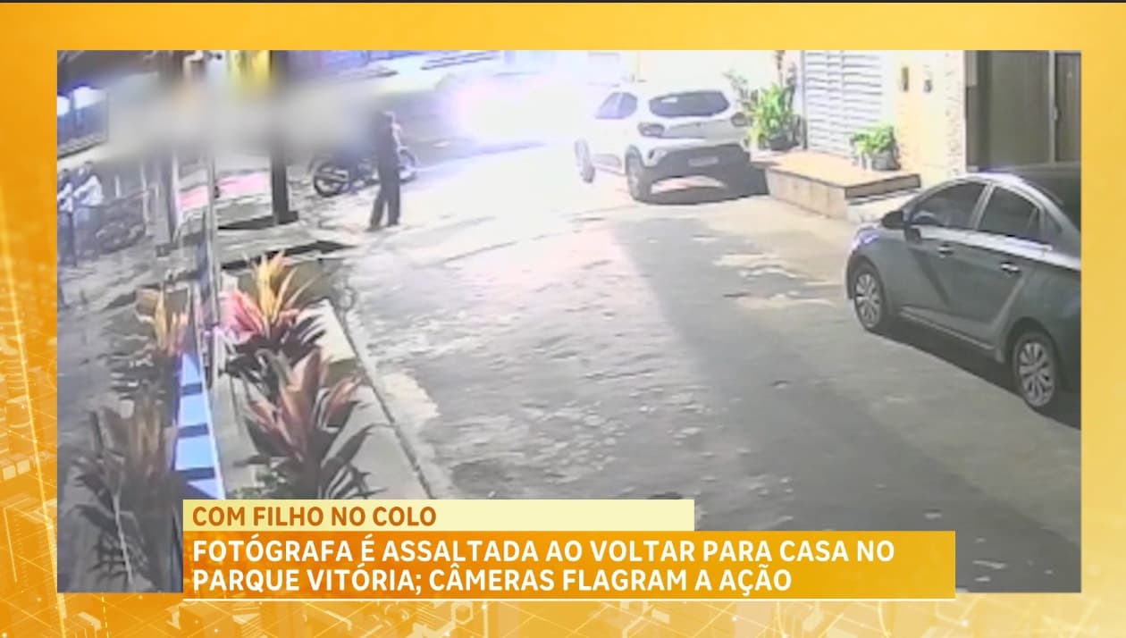 Fotógrafa é vítima de assalto com filho no colo no Parque Vitória