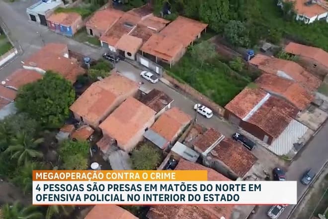Operação detém quatro pessoas em Matões do Norte