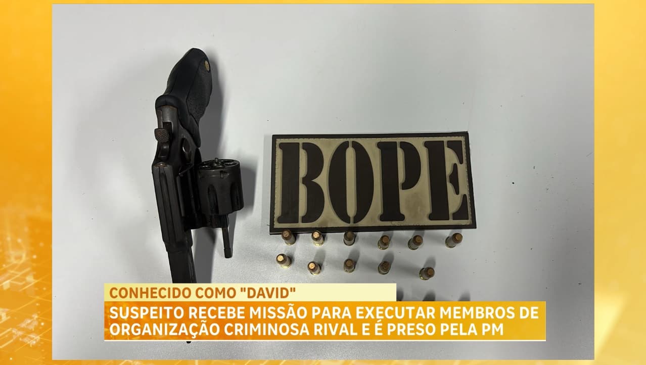 Suspeito de executar membros de facção criminosa é detido pela PM
