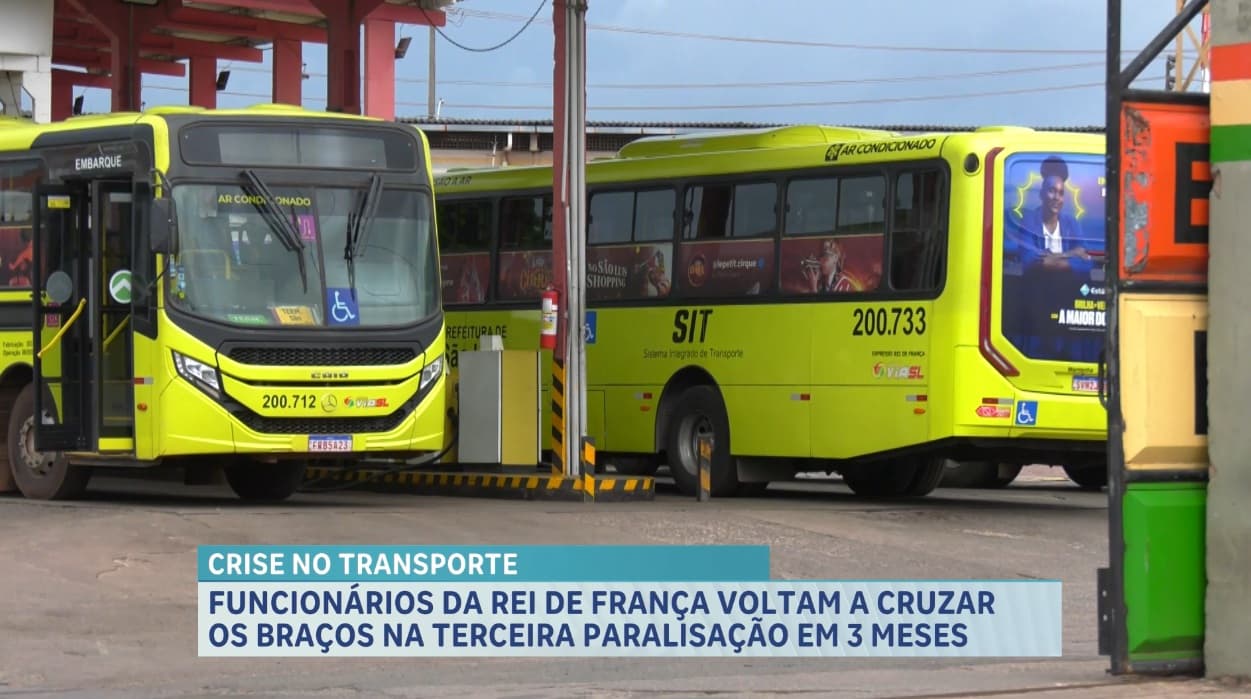 São Luís registra a terceira greve dos rodoviários da empresa 1001, em 3 meses