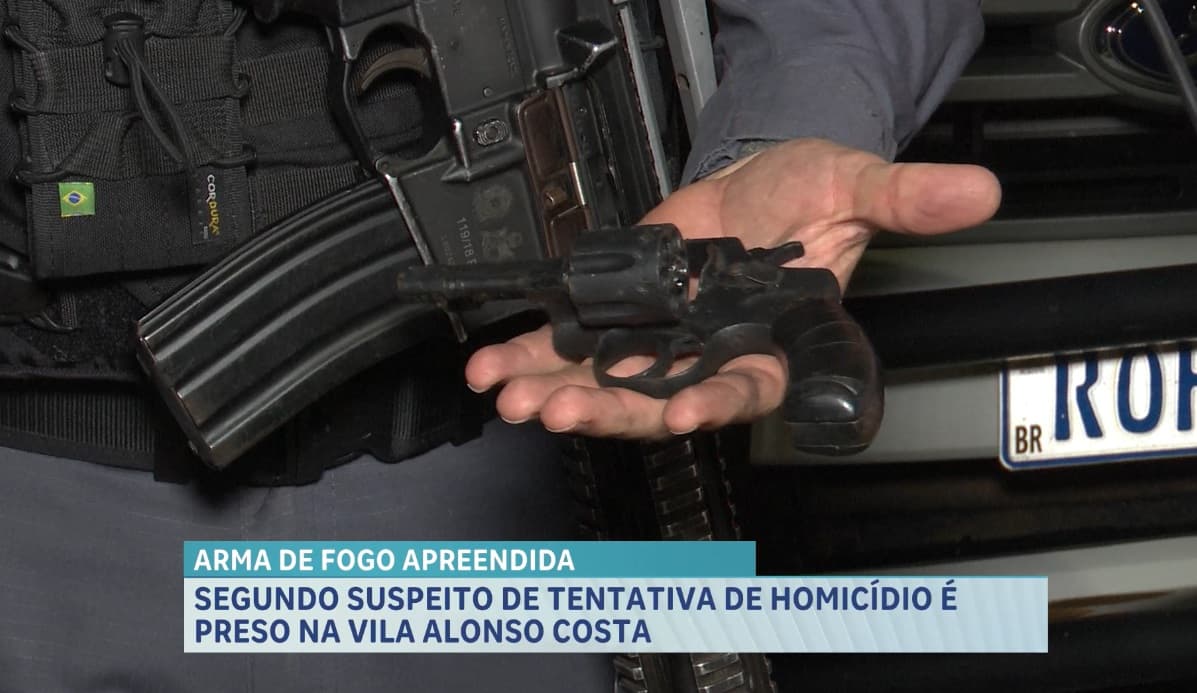 Criança e homem de 24 anos são baleados de raspão durante tentativa de homicídio
