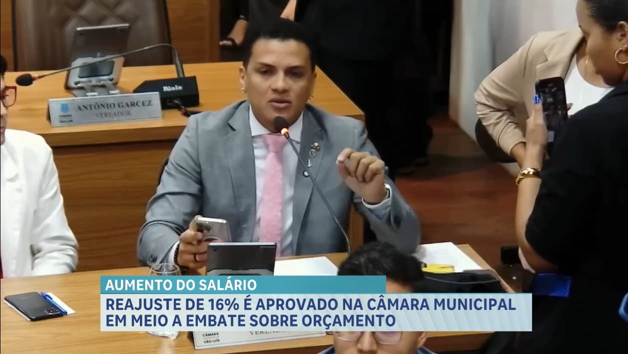 Reajuste de 16% é aprovado na Câmara Municipal em meio a embate sobre orçamento