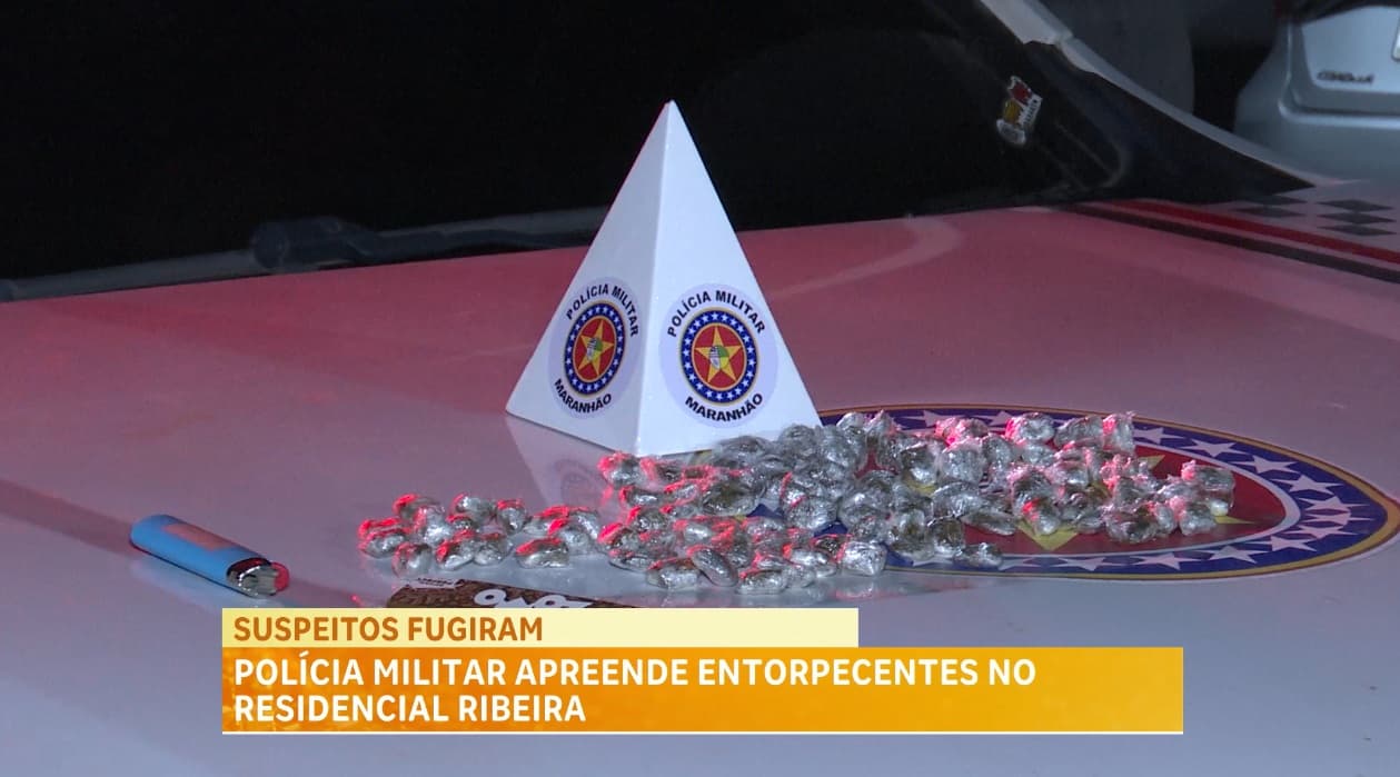 Polícia Militar apreende entorpecentes no bairro da Ribeira, em São Luís