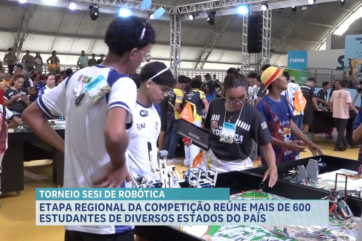 Torneio Sesi de Robótica reúne mais 600 estudantes em São Luís