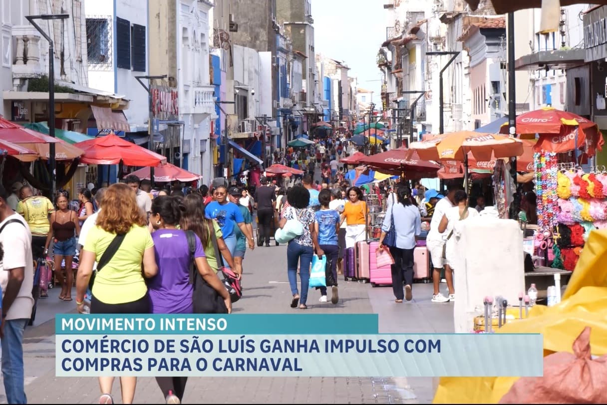 Preparativos para o Carnaval aquecem o comércio em São Luís