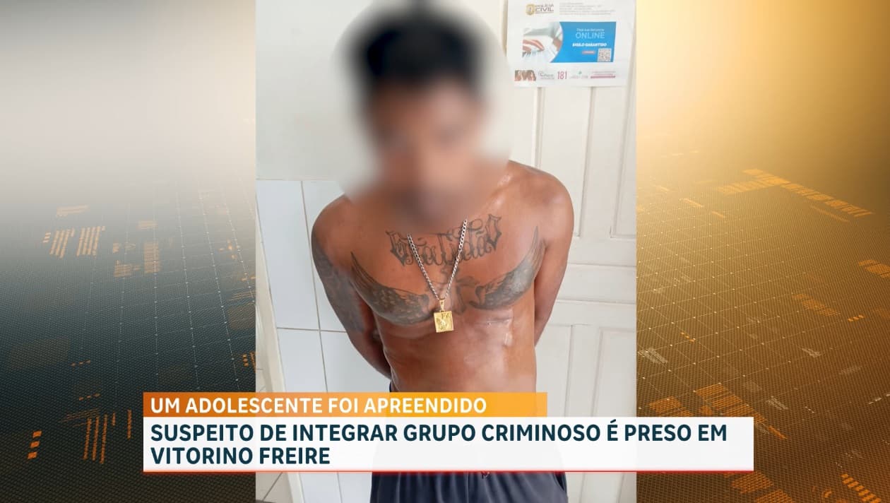 Polícia prende suspeito com mandado de prisão em aberto, em Vitorino Freire
