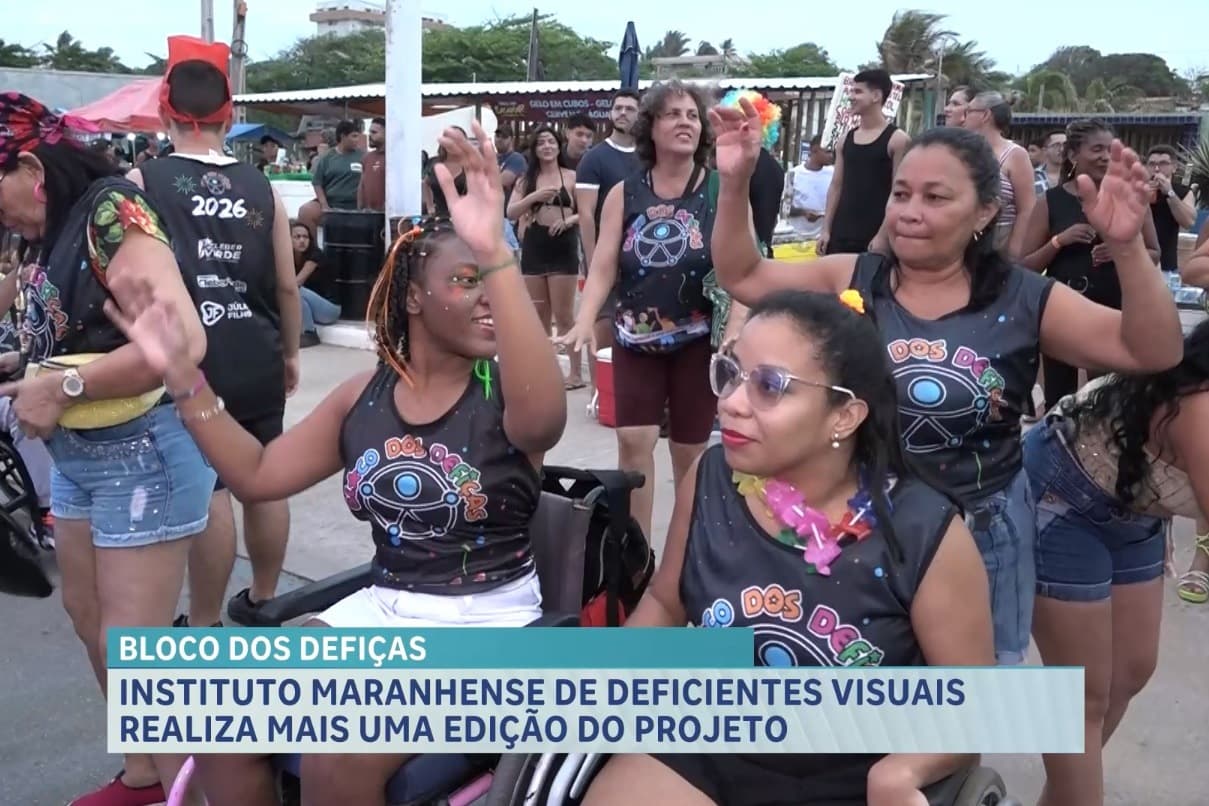 Acessibilidade na folia: Bloco dos Defiças brilha no circuito Vem Pro Mar