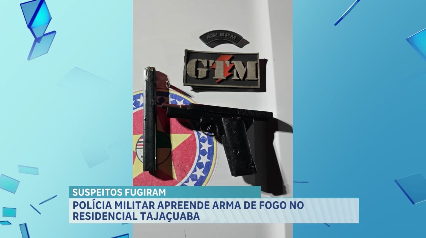 Ação policial no residencial Tajaçuaba resulta em apreensão de arma