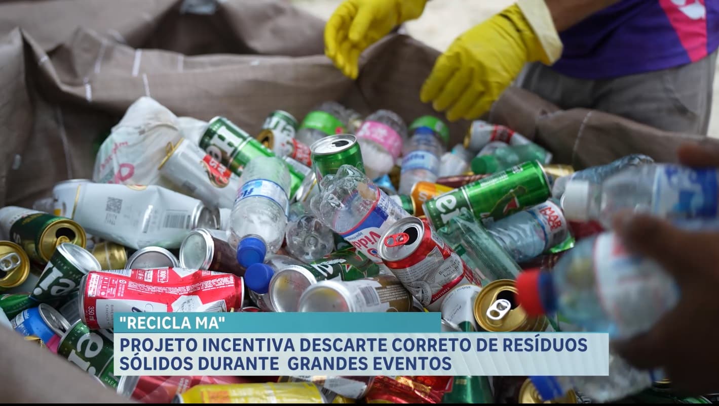Projeto Recicla MA transforma lixo do Carnaval em renda e sustentabilidade