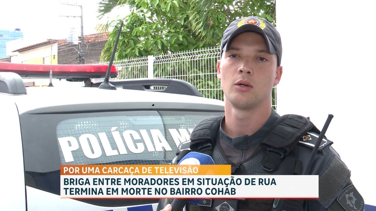 Homem em situação de rua é morto por golpe de faca no pescoço, em São Luís
