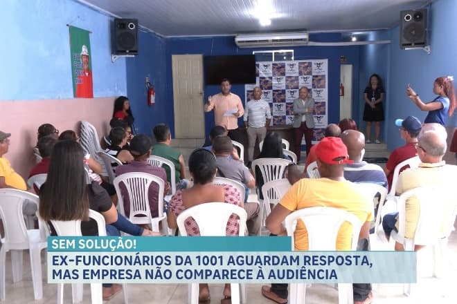 Crise no transporte : ex-funcionários da Expresso Rei de França cobram salários atrasados em audiência pública