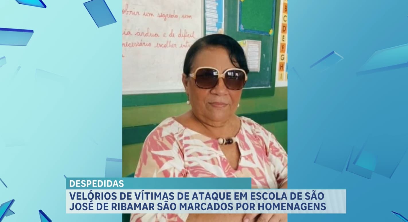Velório de vítimas de ataque em escola de São José de Ribamar reúne familiares e amigos