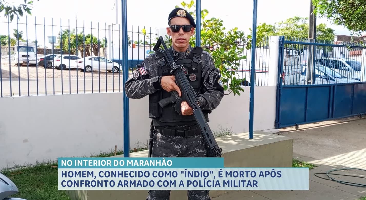 Confronto com a Polícia Militar termina com suspeito morto durante operação em Buriti