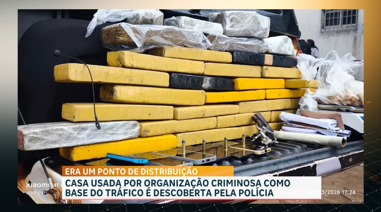 Polícia desarticula casa utilizada para tráfico de drogas, em Açailândia