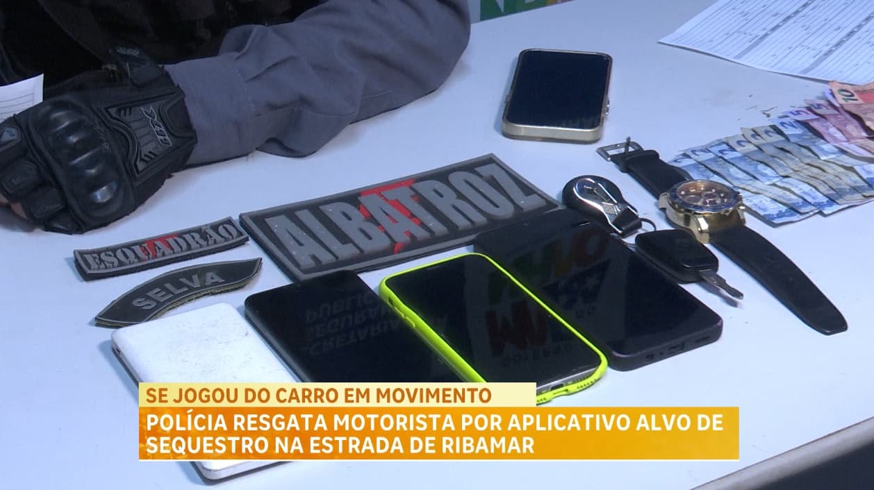 Polícia resgata motorista por aplicativo alvo de sequestro na Estrada de Ribamar