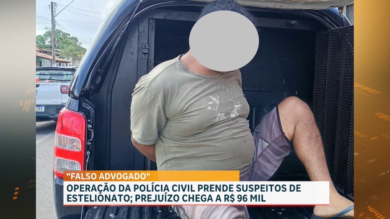 Operação da Polícia Civil suspeito de estelionato; prejuízo chega a 96 mil reais